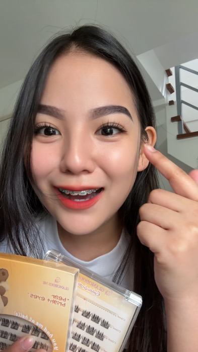 【Glue-Free】Rose Elf*GM Series Eyelashes 9-13mm C curl💗#lashes #cluster #MasMuraSaShopee #freecoinssashopee #eyelash #trend #women #gift