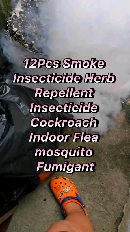 12Pcs Smoke Insecticide Herb Repellent Insecticide Cockroach Indoor Flea mosquito Fumigant#fyp#trending#viral#FreeCoinsInShopeeVideo