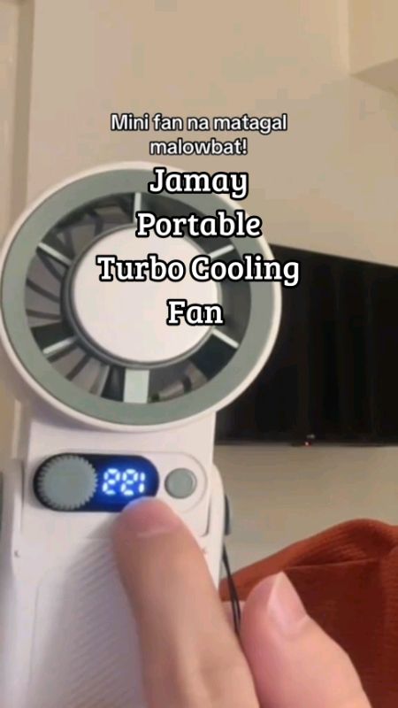 Jamay High-Speed Portable Turbo Cooling Fan 8000mAh #jamay #jamayturbofan #portablecoolingfan #coolingfan #handheldturbofan #portableturbofan #fyp