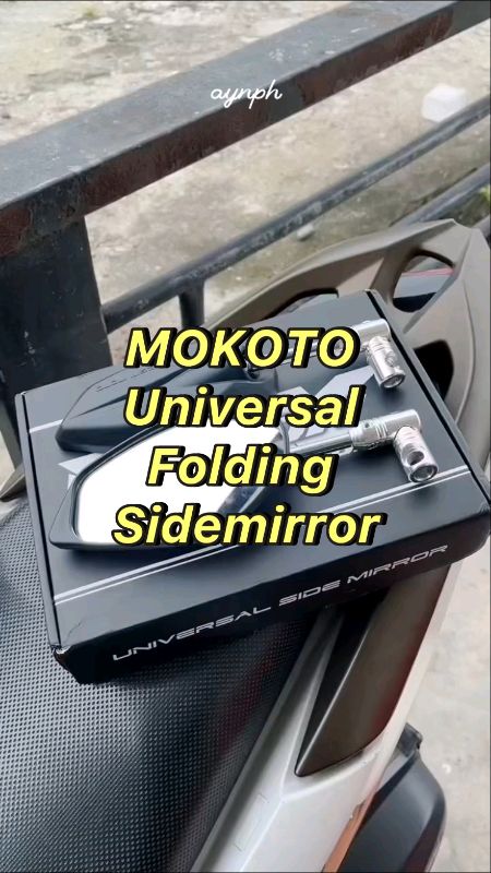 MOKOTO Universal Folding Sidemirror #sidemirror #foldingsidemirror  #mokotosidemirror #FreeCoinsInShopeeVideo #MasMuraSaShopee