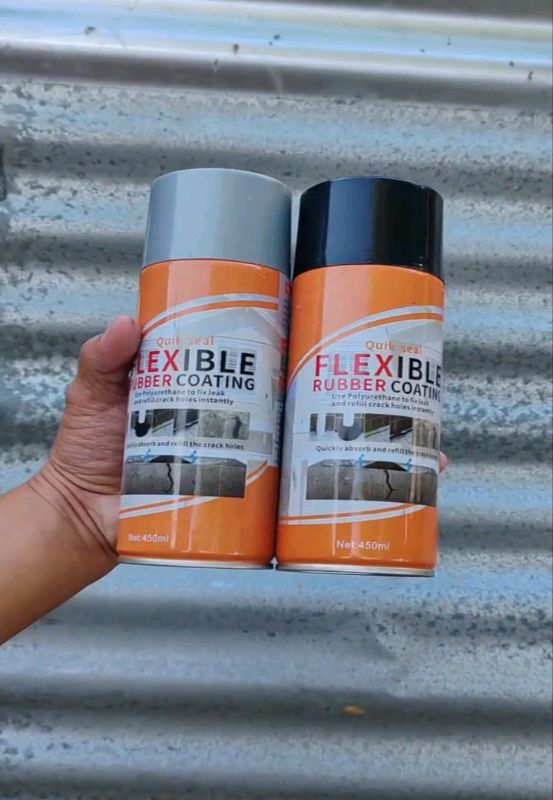 Quick Seal Waterproof Rubber Coating Spray (450ml) #affordable #MasMuraSaShopee #FreeCoinsInShopeeVideo #GoodQuality