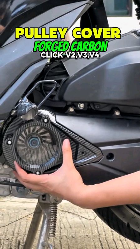 DADAG DETALYE SA MOTOR MO🔥 #cvtcover #transparentcvtcover #pulleycover  #fyp #shopeeVideo