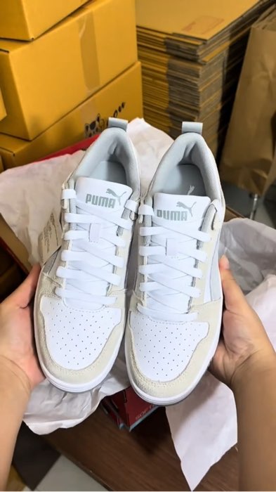 ￼[NEW] PUMA Unisex Rebound Lay-Up Lo SD Shoes (White)❤️💯#puma #sneakers #shoes #MasMuraSaShopee #FreeCoinsInShopeeVideo #shopeepaydaysale #shopeeph