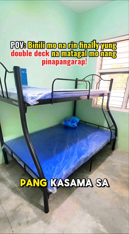 R type bunk bed frame #bunkbed #bedframe #FreeCoinsInShopeeVideo #MasMuraSaShopee #HugotSaShopee
