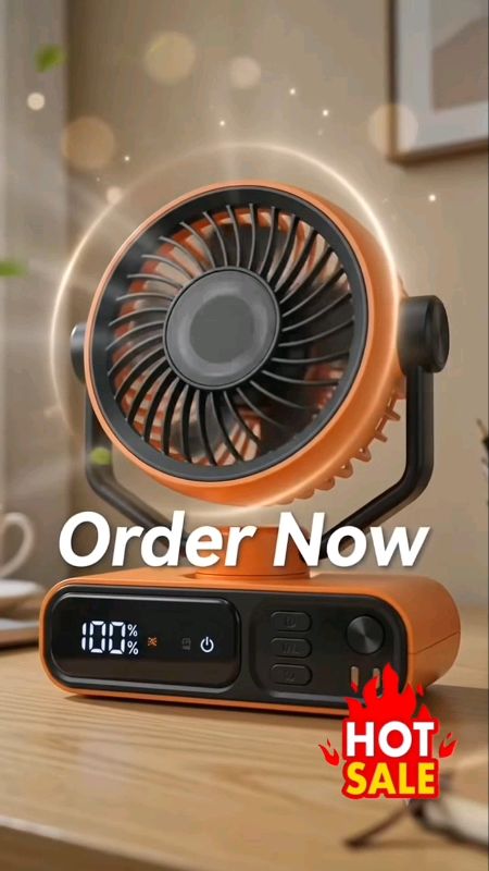 🔥[HOT SALE] Orashare DF13 20000mAh Rechargeable Desk Fan #orashareofficialstore #fanwithledlight #desktopfan #campingfan #ShopeePHPaydaySale#fypviral