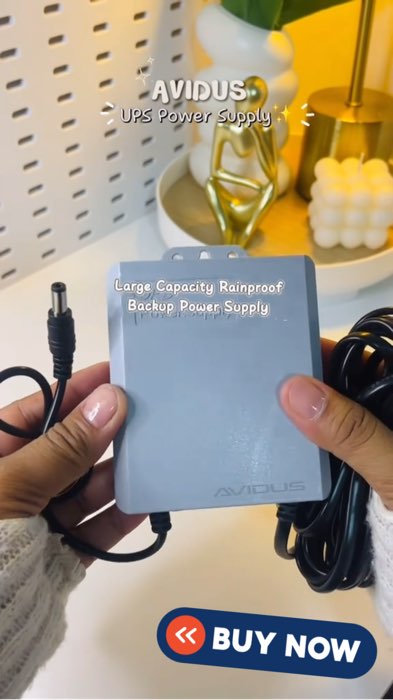 #MiniUPS #BatteryBackup #WiFiUPS #RouterBackup #CCTVBackup #PowerSupply #HomeSecurity #TechEssentials #ShopeeFinds #BackupPower