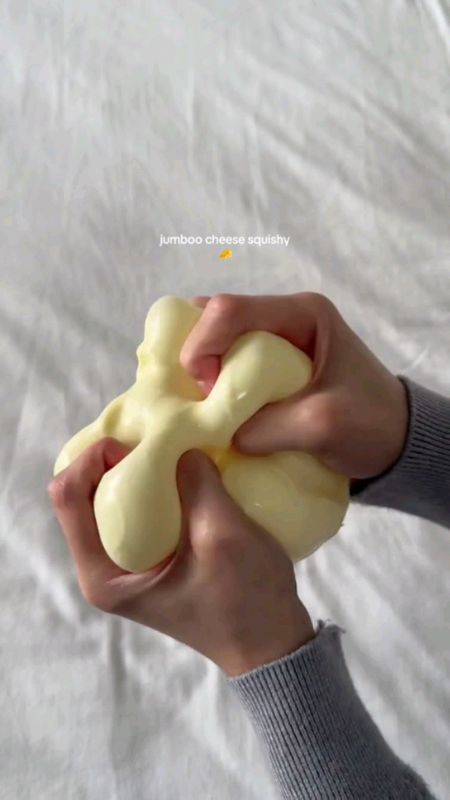 Extra-Large Cheese-Shaped Stress Relief Toy | Slow-Rebound, Moldable Stress Ball | Squeeze Toy#godsgrace #StressRelief #MasMuraSaShopee