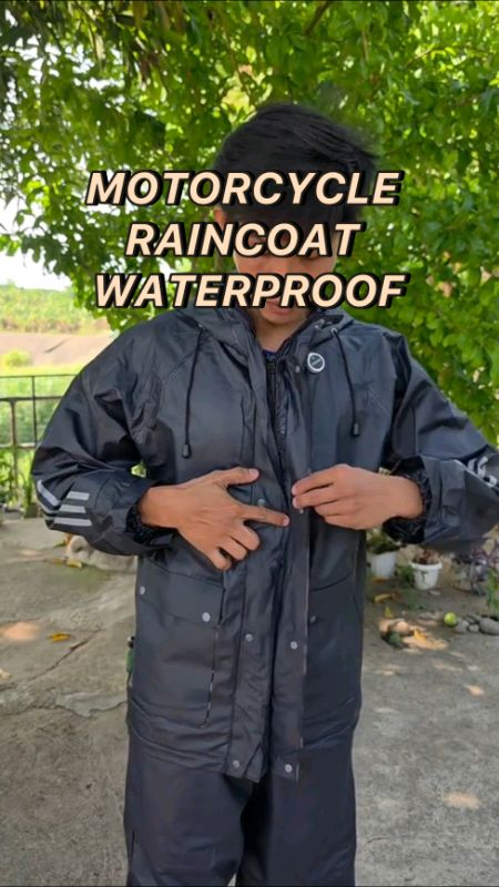 MOTORCYCLE RAINCOAT WATERPROOF #motorcycleraincoat #RaincoatForRiders #raincoat #kapote #kapoteforrider #thickraincoat #heavydutyraincoat #Home #Rain