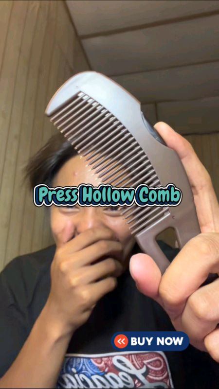 Ang lupet ng suklay na to anti dandruff narin! #antidandruffcomb #comb #antidandruff #presshollowcomb #ShopeeAffiliate #fyp  #FreeCoinsInShopeeVideo