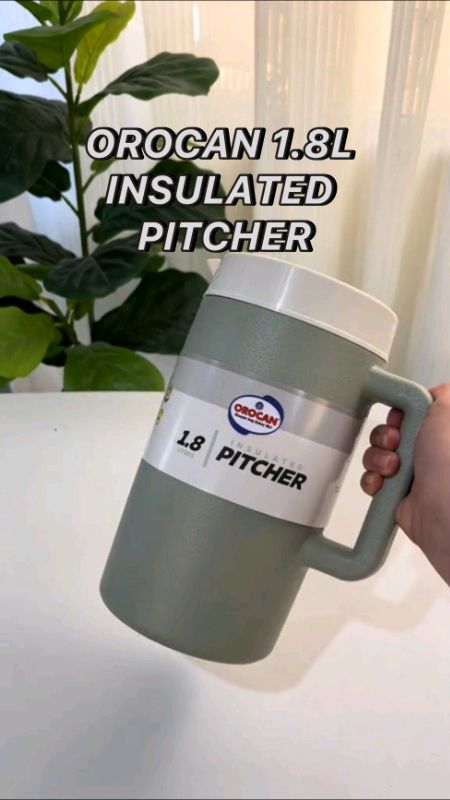 OROCAN 1.8L INSULATED PITCHER #orocanpitcher #orocan #pitcher #pitsel #insulatedpitcher #hotandcoldpitcher #largepitcher #Orocanpitsel #Home #Kitchen