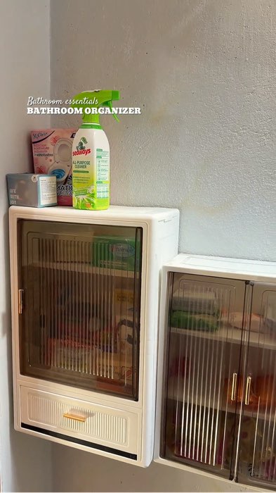 Bathroom cabinet organizer #storagebox #cabinetorganizer #bathroomorganizer #bathroomcabinet