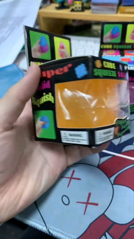 Cube Squeeze Stress Relief Toy Stress-Relieving Toy for Kids and Adults Relaxation Toy #squish #squeeze #FIDGET #cube #stressball #trend #buy