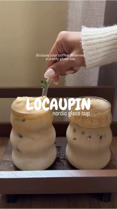 🚨 Warning: Mapapa-araw-araw ka ng iced coffee! 🤎 Ang ganda ng baso! #ShopeeFinds #BudolAlert #CoffeeGlass #GlassCup #MustHave