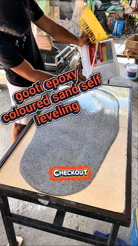 gooti epoxy coloured sand self leveling #MasMuraSaShopee #HugotSaShopee #everydayshopping #DIY