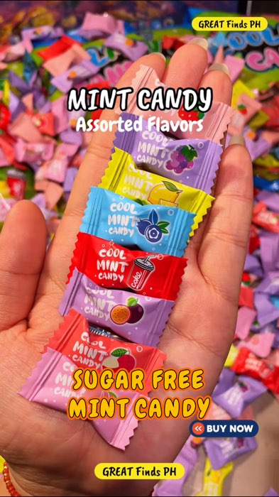 MINT CANDY SUGAR FREE ASSORTED Flavor Candy #MintCandy #CANDY #freshbreath #mintycandy #Pantindahan #HugotSaShopee #FreeCoinsInShopeeVideo #paninda