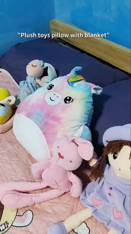 #plushtoypillowwithblanket #travelpillow #travelpillowwithblanket #pillowblanket
