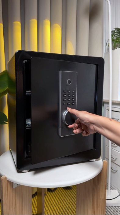 Safe Box Fireproof with fingerprint, password & master key #safetyvault #Vault #SafeBox #SafeBox