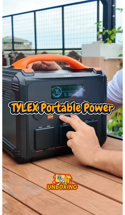 ￼TYLEX Portable Power Station Solar Generator Portable Emergency Outdoor Power #MasMuraSaShopee #FreeCoinsInShopeeVideo