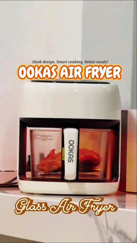 7L #airfryer #Ookas #ookasairfryer #glassairfryer #digitalairfryer #smartairfryer #kitchenappliance #gift #prize #MasMuraSaShopee shopeefinds #coins