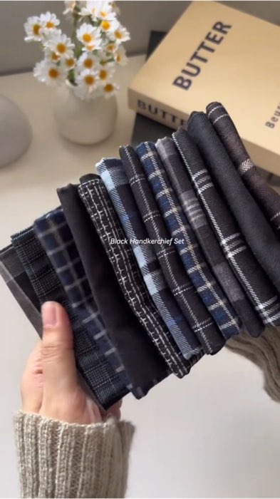 12 pcs cotton handkerchied#cotton #handkerchief