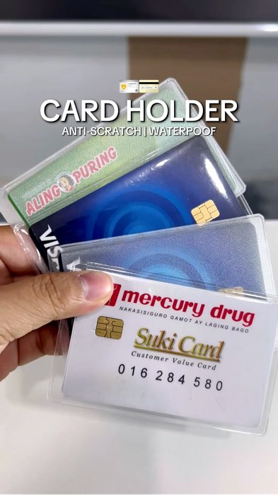 CARD HOLDER #antiscratch #waterproof #cardholder #idholder #cardsleeve #idsleeve #MasMuraSaShopee #fyp #viral #shopee #shopeefinds #shopeebudol #ID