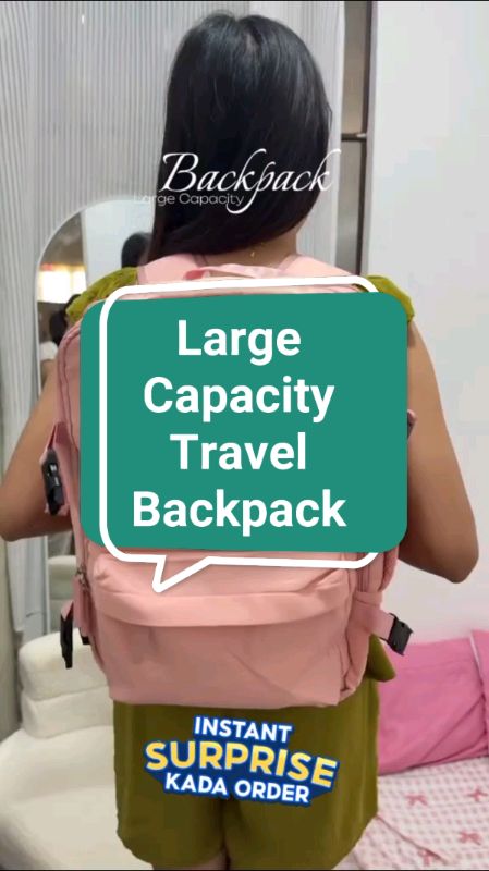 #TravelBackpack#LargeCapacity#Fyp#BuyNow#ForYou#Viral#HugotSaShopee#MasMuraSaShopee#FreeCoinsInShopeeVideo#ShopeePHPaydaySale#WishListMoSagotKo