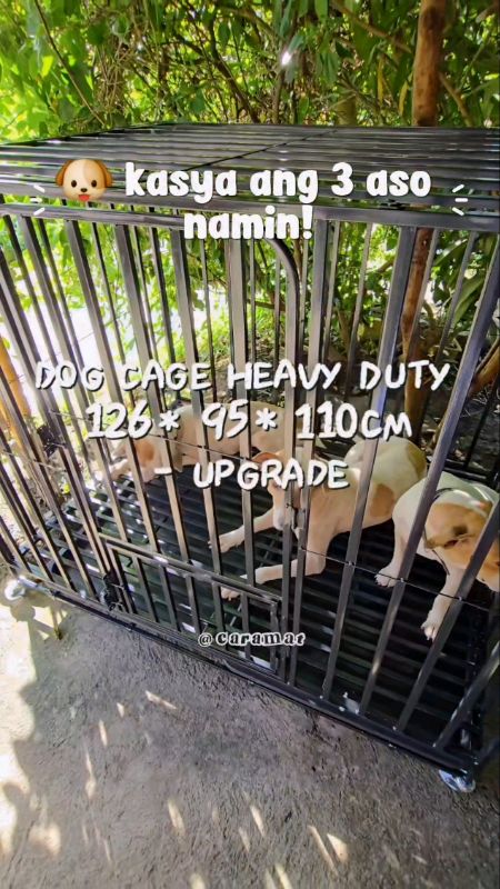 Dog Cage Heavy Duty Dog #heavyduty #dogcage #MasMuraSaShopee #ShopeePHPaydaySale #FreeCoinsInShopeeVideo #shopeesale #fyp #aso