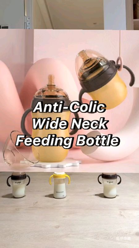 Who's the real MVP? Baby Silicone Bottle BPA Free Anti-Colic Wide Neck  #Infant #kids #toddler #feedingbottle #mustwatch #shopeetagtowin #cute #fyp