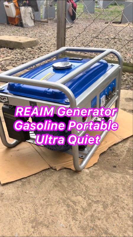 REAIM Generator Gasoline Portable Ultra Quiet #highquality #generator #viral #sale #fyp #trending