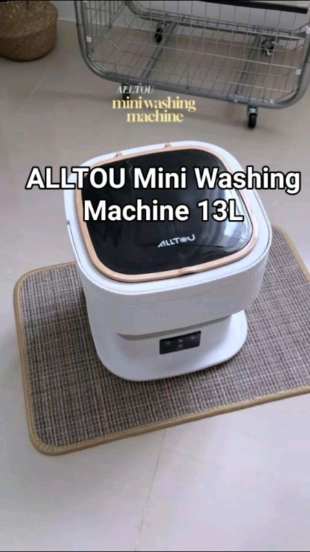 ALLTOU Mini Washing Machine 13L Portable Washing Machine 99% UV Sterilization Foldable With Dryer. #MasMuraSaShopee #FreeCoinsInShopeeVideo #fyp