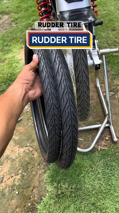 RUDDER TIRE✅ #MasMuraSaShopee #ruddertire #ruddertirestraightline #muranggulong #motorcycletire #tire #tireby17