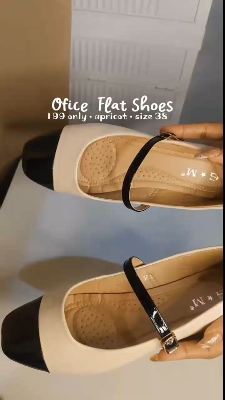Doll Shoes For Women's New Classy Loafer Shoes Flat Office Shoes with Buckle for Fashionable Office