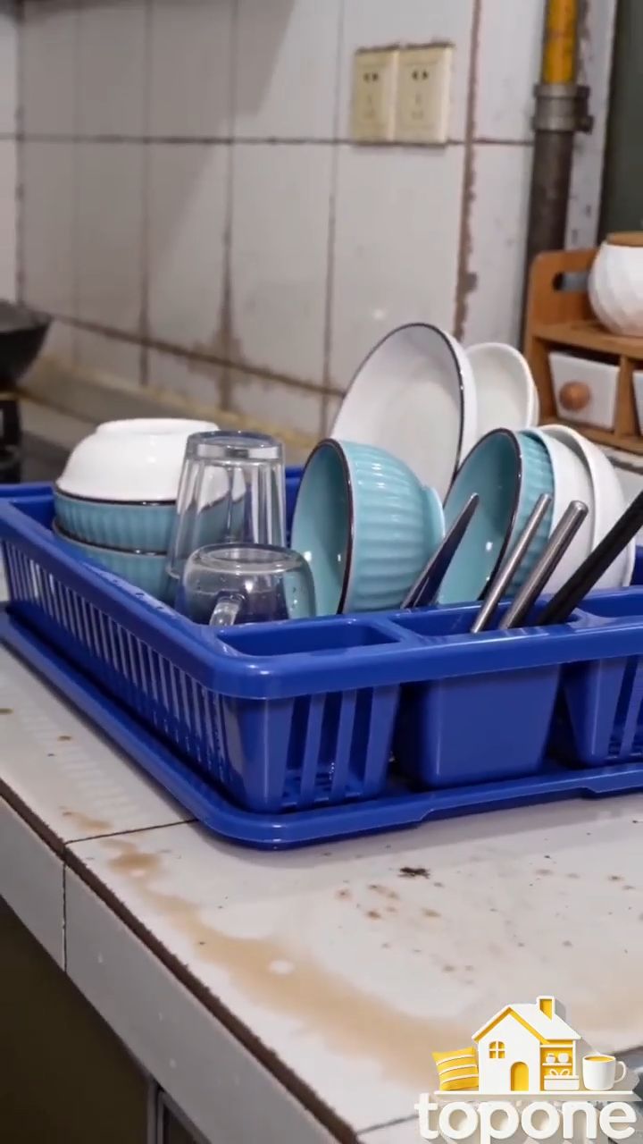 I-ayos ang iyong pinggan gamit itong dish rack na matibay!#Space saving#Multifunctional#Kitchen organizer