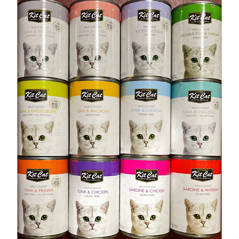 Kitcat Super Premium Can Cat Food Grain Free 400g Wet Food