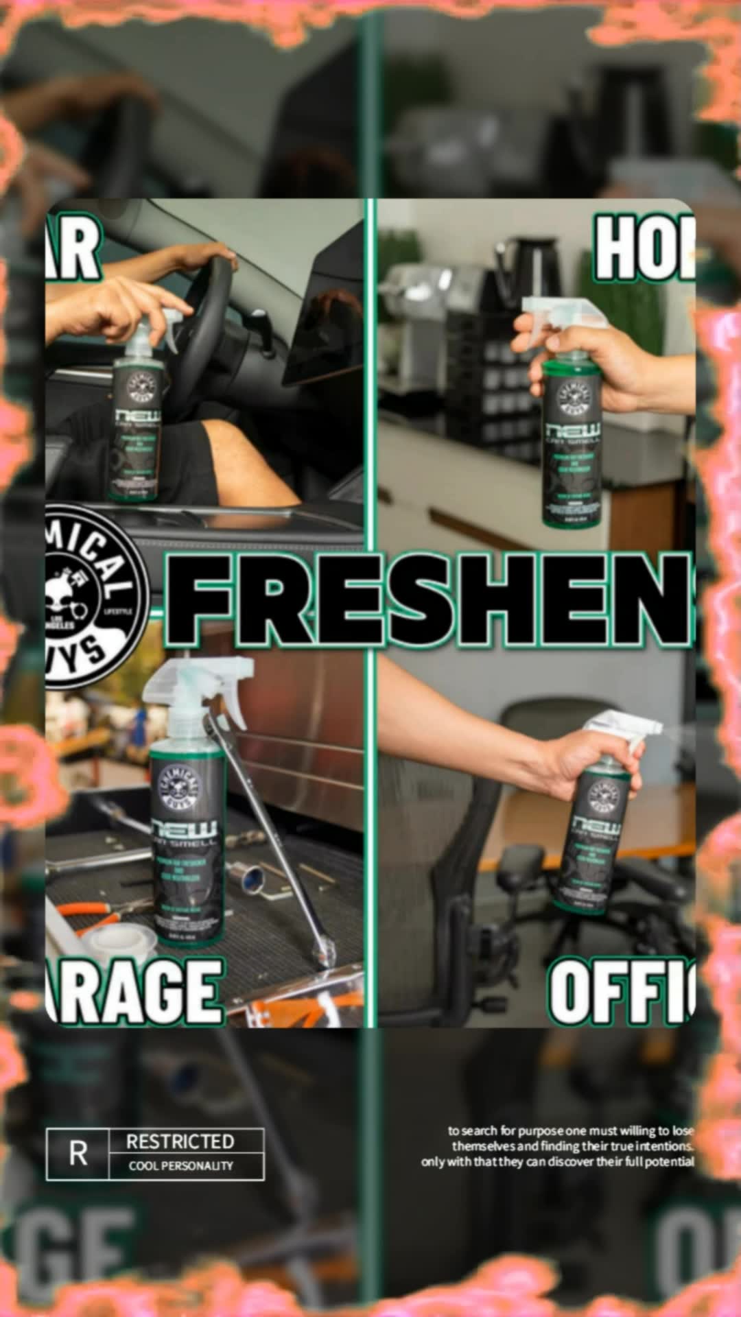 Chemical Guys New Car Scent Air Freshener And Odor Eliminator (4 Fl. Oz.) #chemicalguys #newcarodor #airfreshener #shopeefinds #MasMuraSaShopee