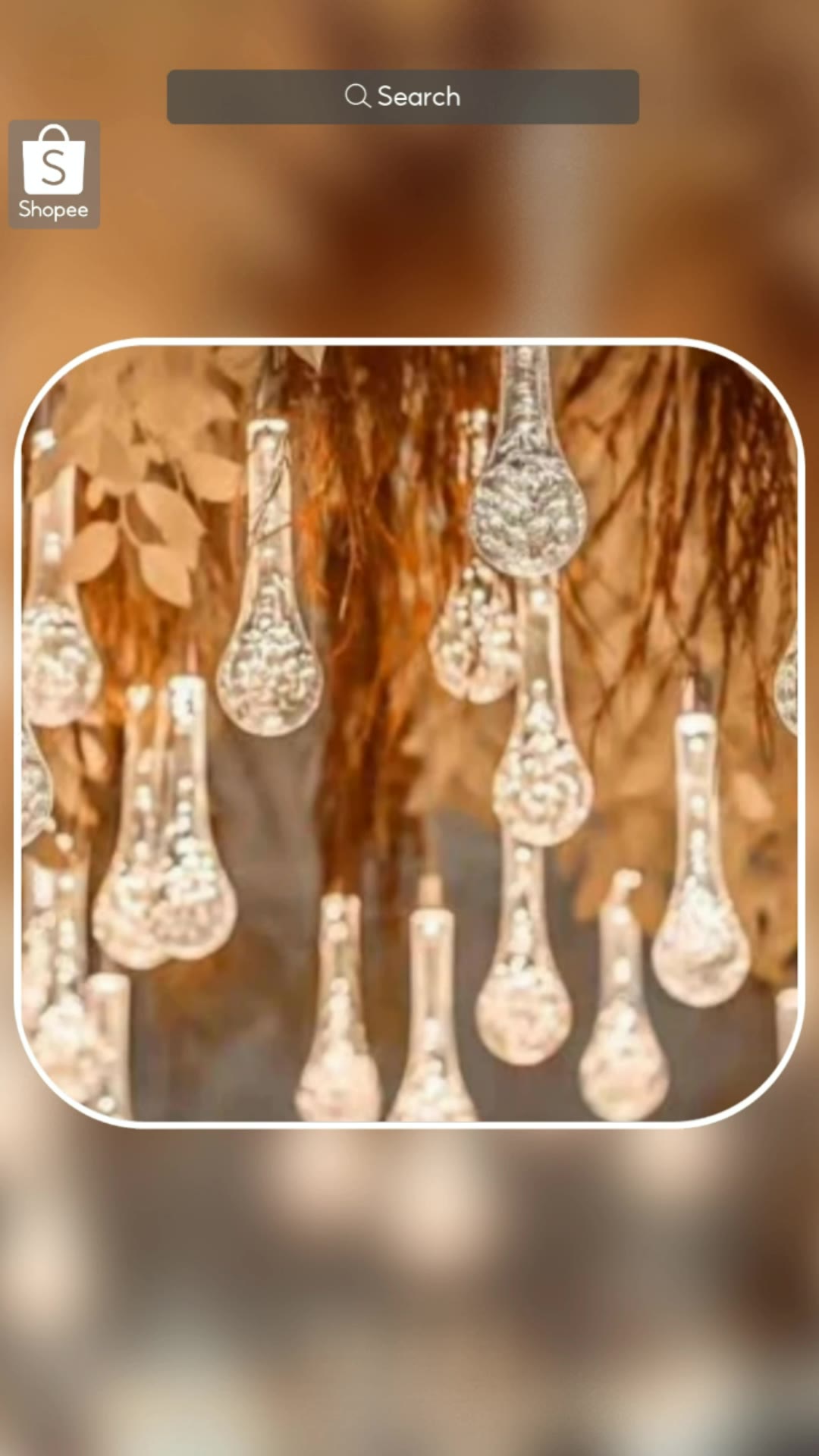 10 PCS Romantic Mirror Ceiling Lamp 10 Heads Acrylic Water Drop LED Light for Wedding Decoration #ceiling #lamp #waterdrop #LED