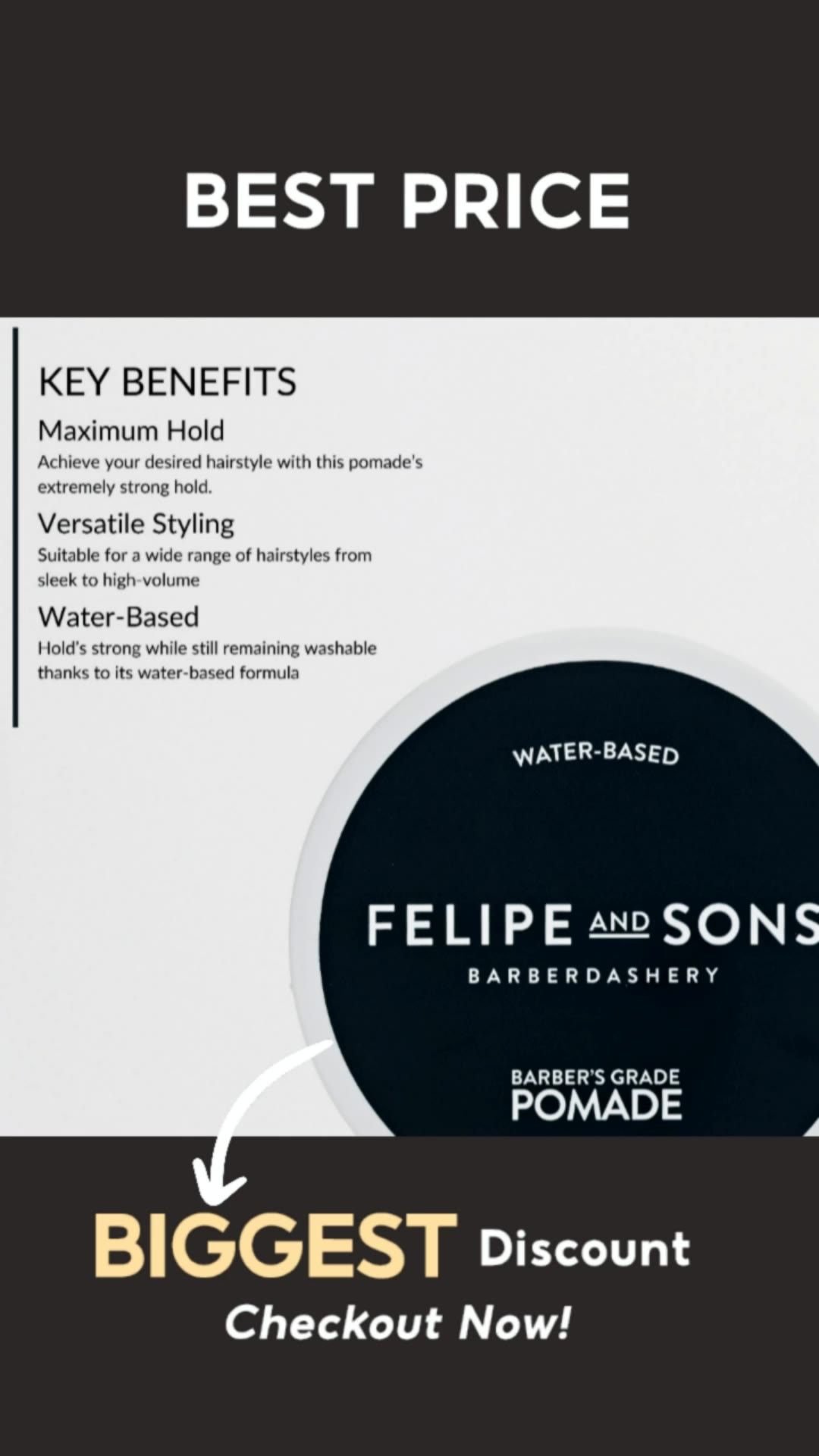 water based pomade #pomade
