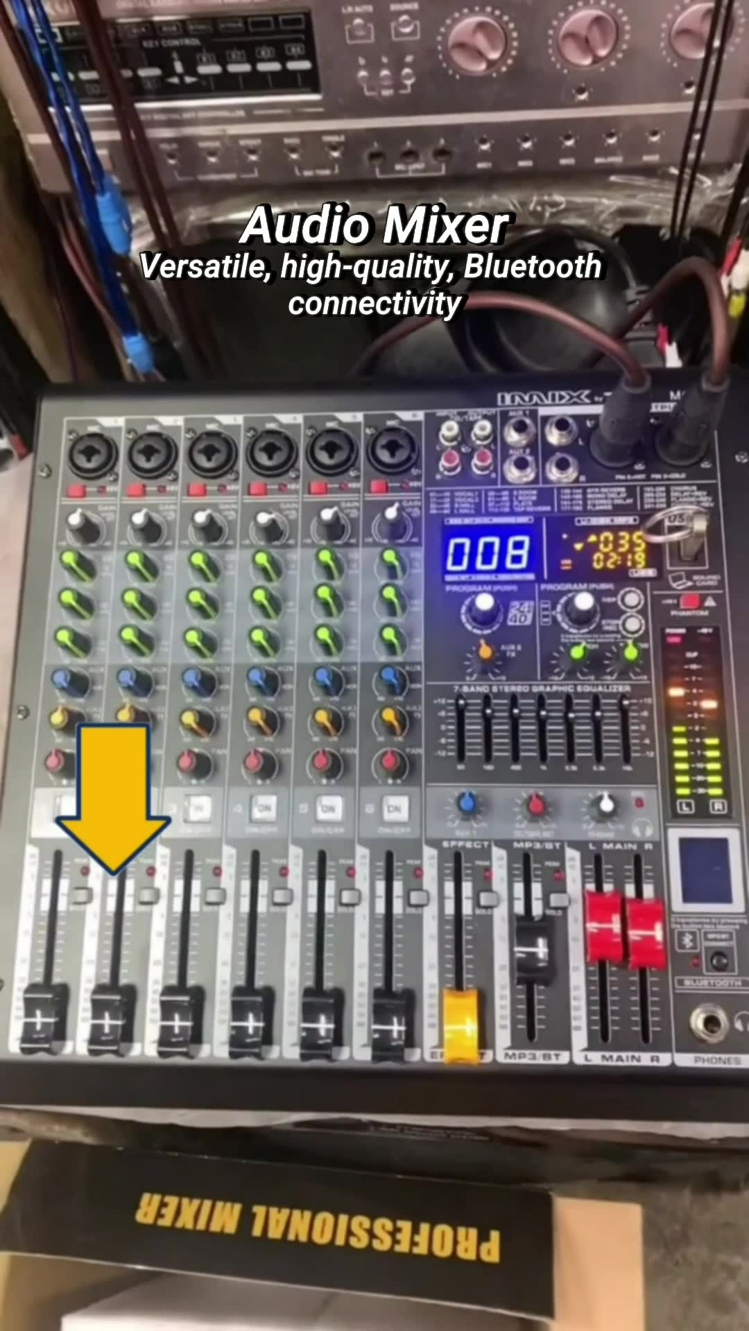 Deuahub Mc6/Mc8 Professional Audio Mixer 6/8 Na Channel Na Stereo Output/Bluetooth/USB/MP3 #MasMuraSaShopee #FreeCoinsInShopeeVideo