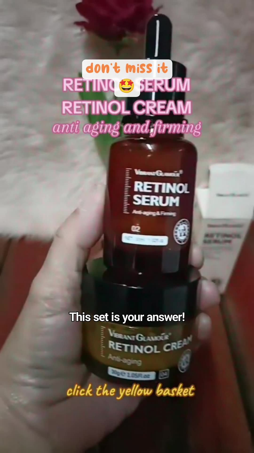 RETINOL SERUM AND RETINOL CREAM #retinolserum #retinolcream #retinol #viral #trending #followers #fyp #foryoupage #MasMuraSaShopee #FreeCoinsInShopeeVideo