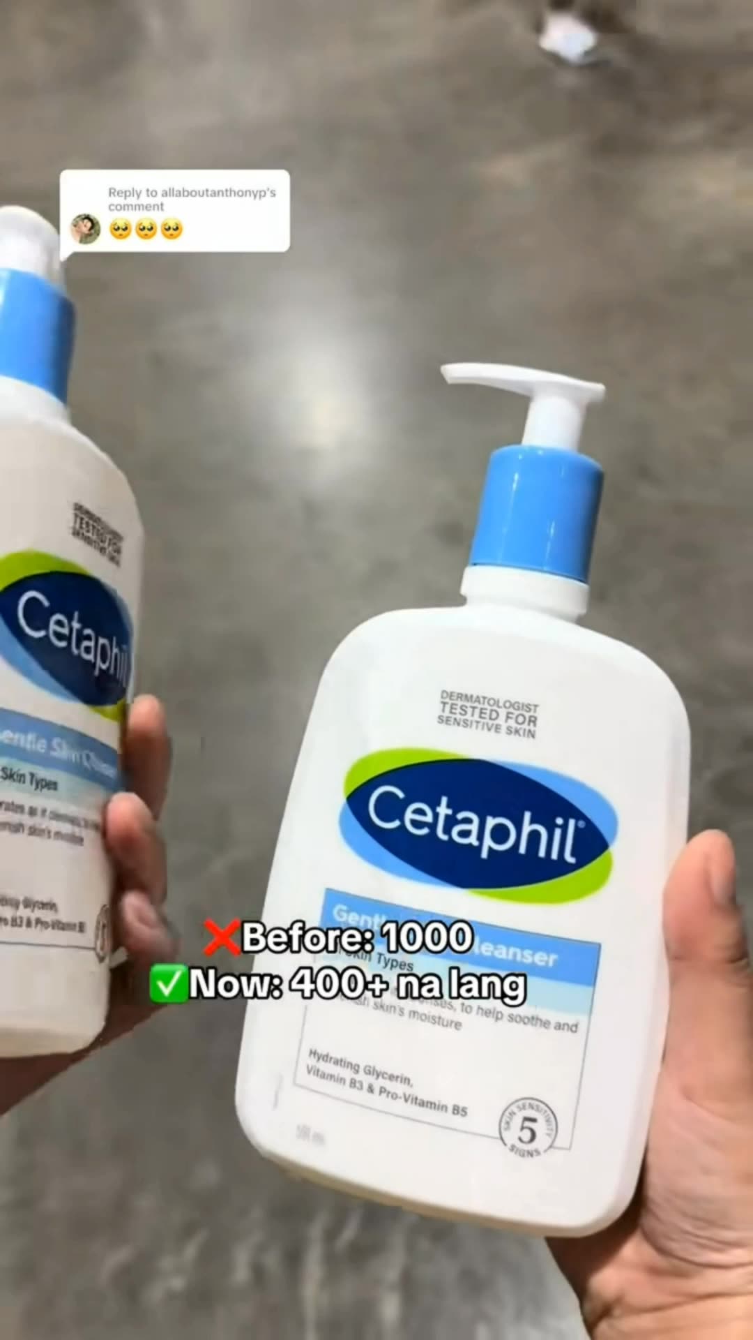 Cetaphil Gentle Skin Cleanser #cetaphil #cetaphilskincleanser #cetaphiloriginal #skincare #fyp
