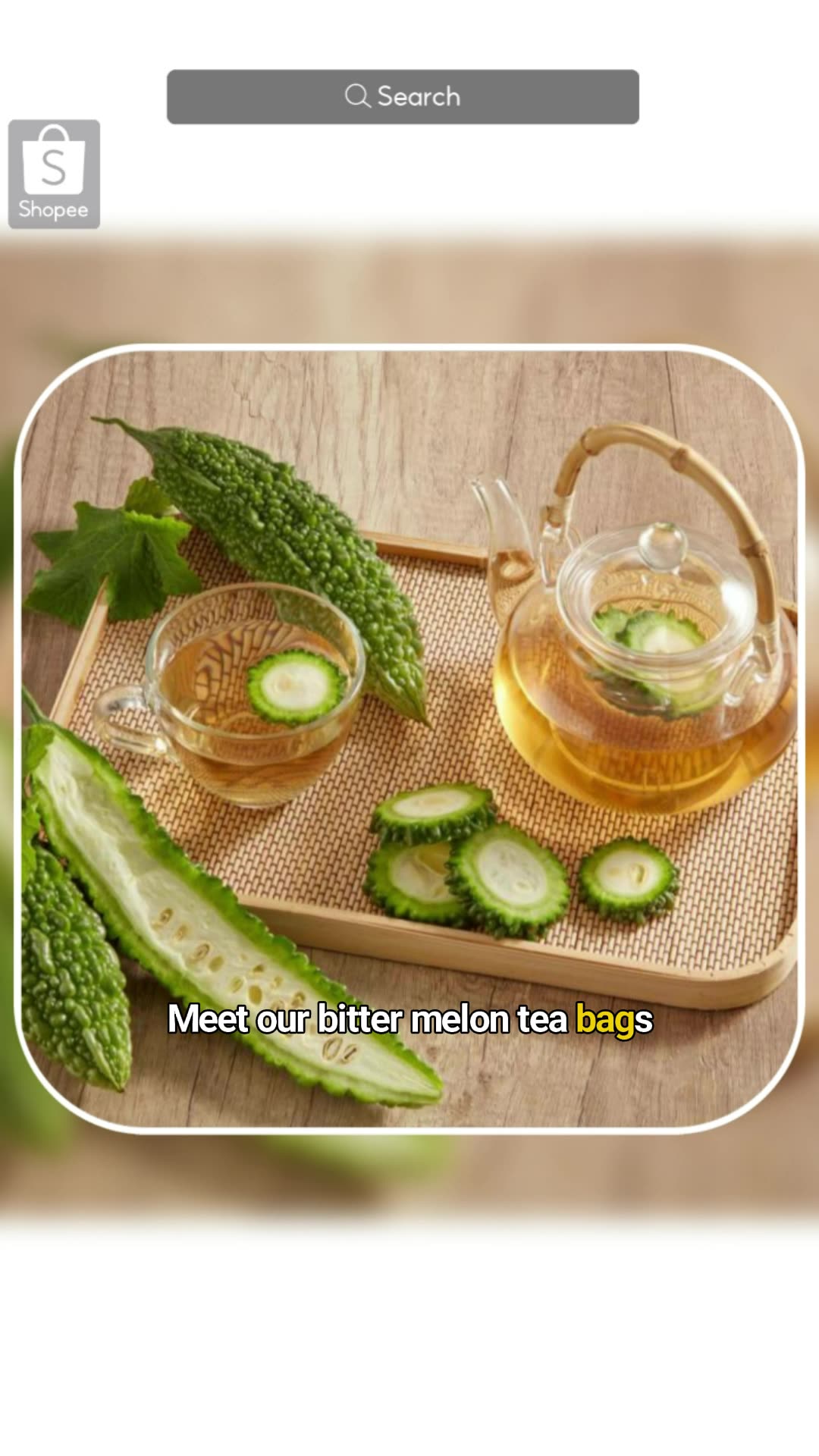 Bitter Melon Tea Bags for Diabetes Care & Healthy Blood Sugar Support #Tea #bittermelon #diabetes #healthysugar #FreeCoinsInShopeeVideo #MasMuraSaShopee