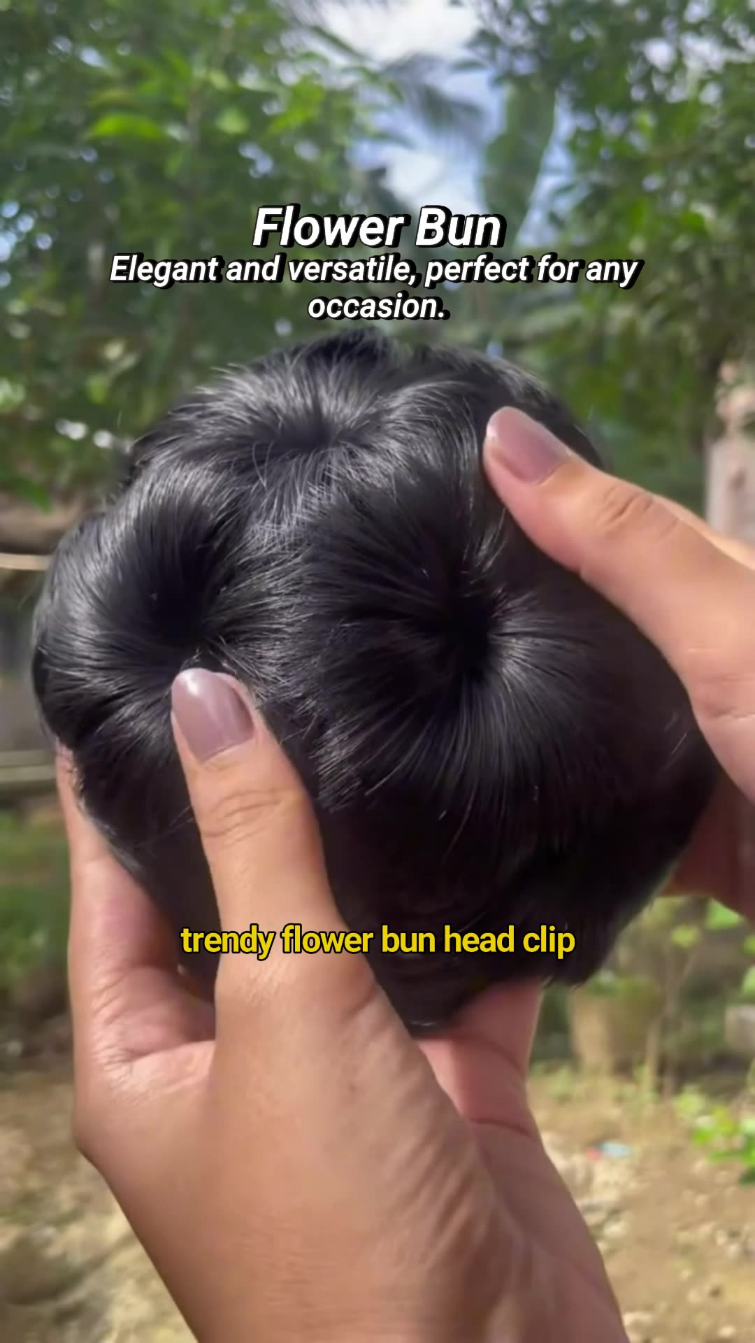 #flowerbunwig #Wig #flowerbun